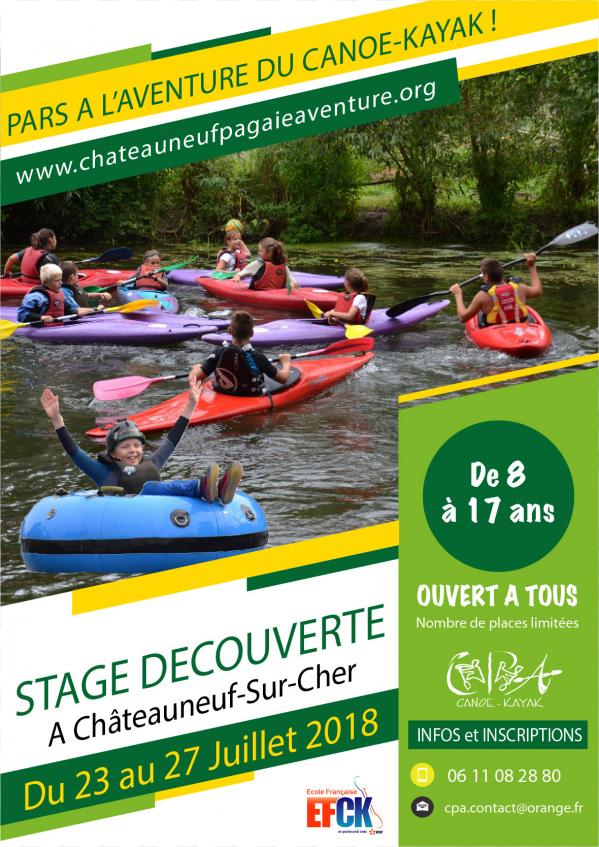 Affiche stage de couverte 2018