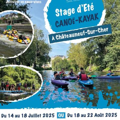 Affiche stage Eté 2025